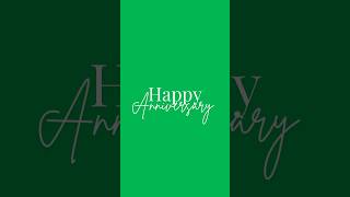 Happy Wedding Anniversary Text Animation Green Screen #Greenscreen #Wedding  #Greenscreenvideo