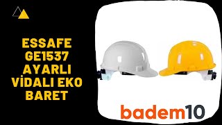 Essafe Ge1537 Ayarli Vidalı Eko Baret Tanitim