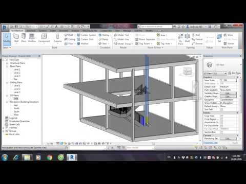 SỬ DỤNG REVIT 2017 BÀI 4 VẼ CẦU THANG LAN CAN , TAY VỊN