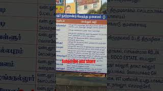 Chennai Bus Route Numbers From Kilambakkam Terminus