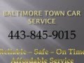 Baltimore Town Car Service - 443-845-9015  - BWI Limo Service - BWI Airport