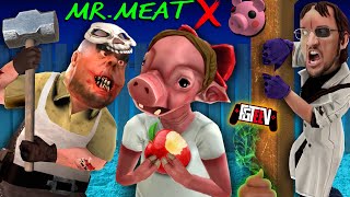 MR. MEAT trapped PIGGY?!?! (FGTeeV's Double Secret Ending Scientist Update)