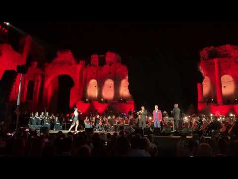 Brittany O'Connor Guest Artist with Andrea Bocelli in Taormina Sicily- Aranjuez