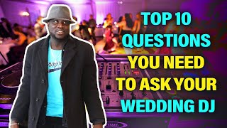 Top 10 Questions You Need To Ask Your Wedding DJ | Bridesmaids | Love song | Elopement | Married