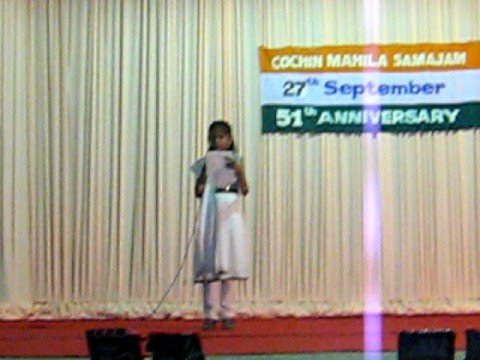 Kavya singing mukunda mukunda