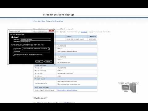 VIDEO : simplest guide on setting up a free web hosting service and an ftp server! - the best guide on helping you get your websitethe best guide on helping you get your websitedomainup and running within minutes, and having ftp to help y ...