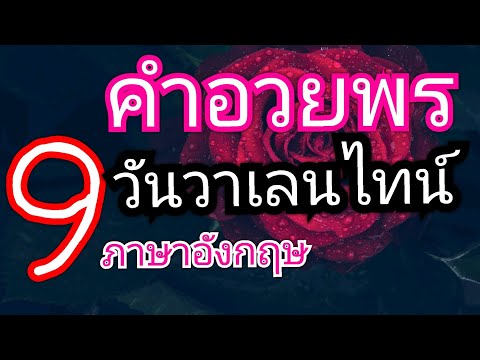 9คําอวยพรสุดฮิต|วันวาเลนไทน์|14 กุมภาพันธ์|ภาษาอังกฤษ|Star UK StarTV