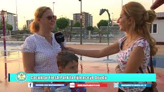 Çocuklar Fresh Parkta Eğlenceye Doydu
