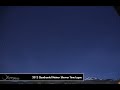 Quadrantid Meteor Shower - Time Lapse