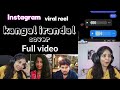 kangal irandal cover | instagram viral video | @BrightFox  reacted video's full version