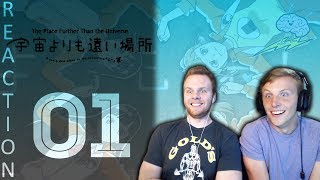 SOS Bros React - A Place Further Than The Universe Episode 1 - The Power Of A Dream