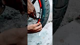 Tvs Raider Wheel Sticker Design
