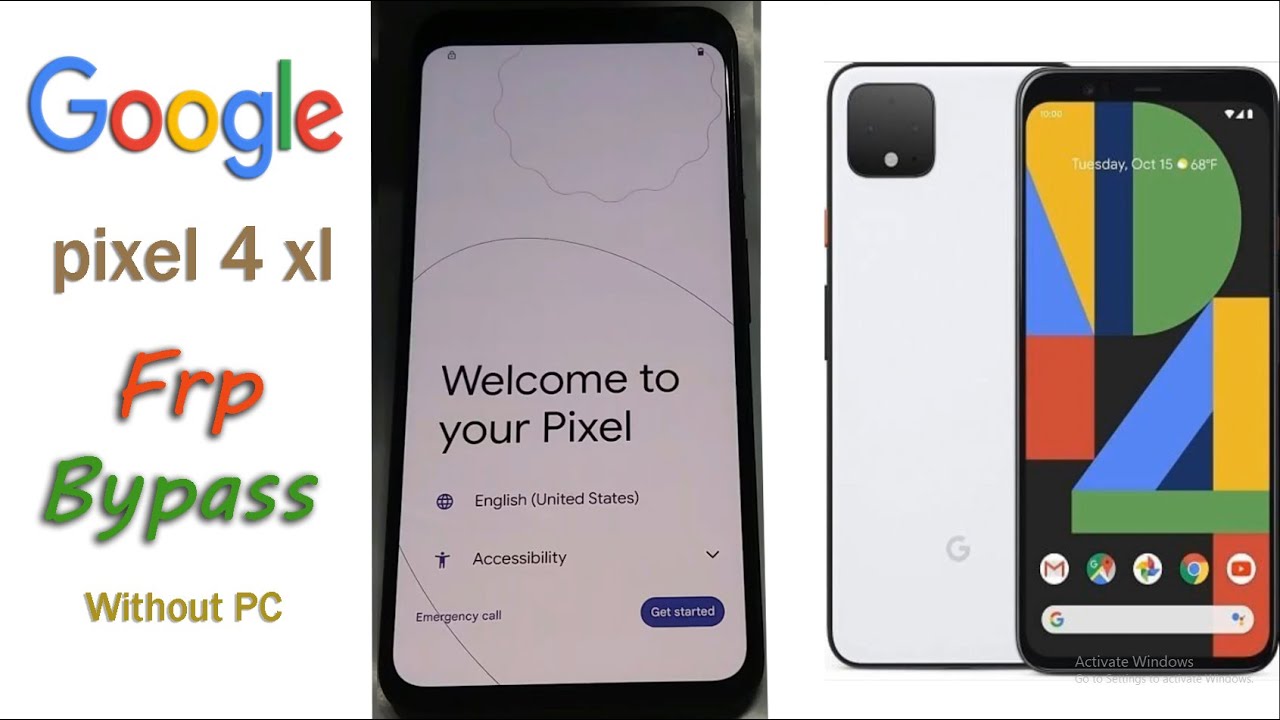 Google Pixel 4 XL Frp Bypass / Google Frp Bypass Android Google Pixel 4 XL Frp Bypass / Google Frp Bypass Android