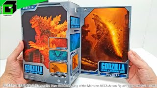 New Godzilla King Of The Monsters Fully Charged Atomic Godzilla Neca Action Figure Unboxing