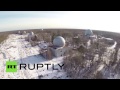 DRONE over secret Moscow missile defense radar base EXCLUSIVE