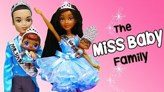 LOL Families ! The Miss Baby Family in the Christmas Parade | Toys and Dolls Pretend Play | SWTAD