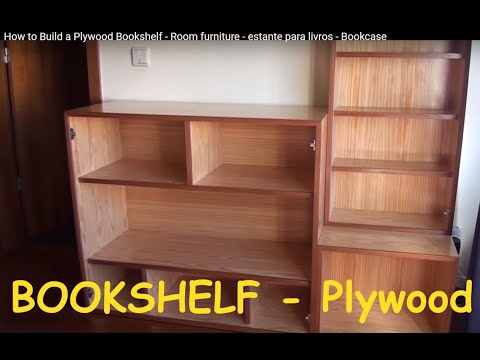 Making a Bookshelf - Room furniture - Construindo uma 