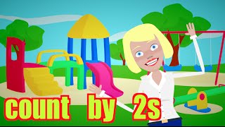 Counting By 2S - Learn To Count By 2S To 20 Forward & Backwards Preschool Kids Tv