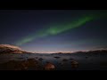 Aurora's Flow Over Sweden's Lake Torneträsk | Time-Lapse Video