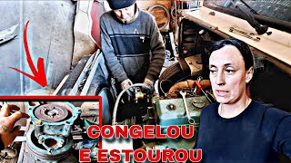 Motor Congelou... Prejuizo Veio