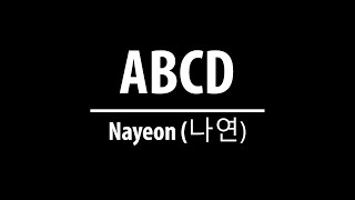 Nayeon Abcd Easy Lyrics For Noraebang