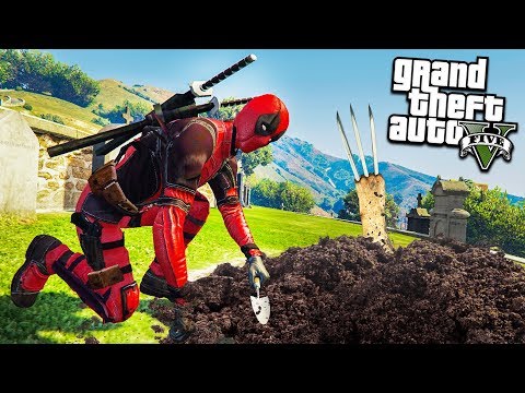 ДЭДПУЛ ВОСКРЕШАЕТ РОСОМАХУ ЛОГАН ГТА 5 МОДЫ! ОБЗОР МОДА В GTA 5 веселая видео игра мультик для детей ДЭДПУЛ ВОСКРЕШАЕТ РОСОМАХУ ЛОГАН ГТА 5 МОДЫ! ОБЗОР МОДА В GTA 5 веселая видео игра мультик для детей