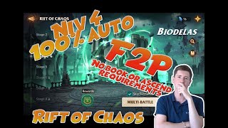 Rift Of Chaos 100% F2P & No Book Awaken Chaos Era