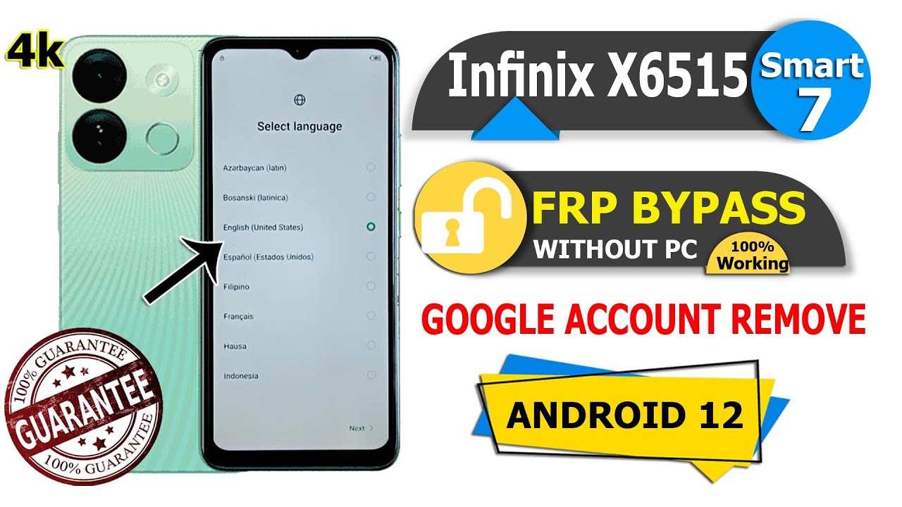Infinix X6515 Frp Bypass Android 12 Update 2023 | Infinix X6515 Frp Bypass Android 12 Update 2023 |