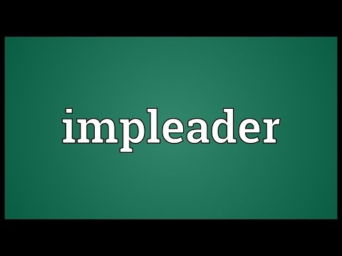 Header of impleader