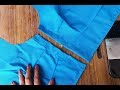 simple blouse front open stitching in tamil | blouse front open hook and loop stitch for beginners