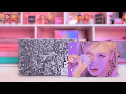 Unboxing Blackpink Rosé First Single Album -R-