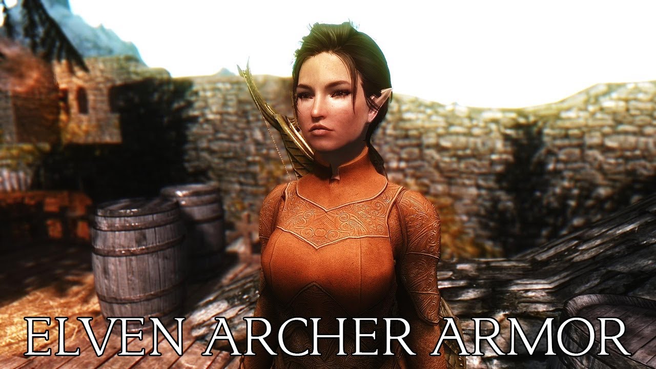 skyrim female archer armor mod