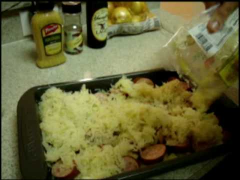 Super Recipe of Kielbasa & sauerkraut with potatoes, onions & Beer!