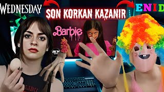 Pk Xd Wednesday Vs Enid Son Korkan Kazanir Kafada Yumurta Kırma Cezalı Özgüş Tv