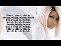 Nicki Minaj  . Boss Ass Bitch. Lyric
