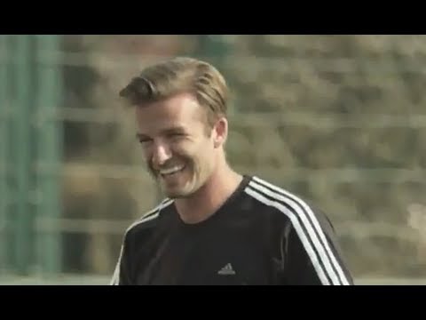 David Beckham tries his hand at blind football (London 2012)