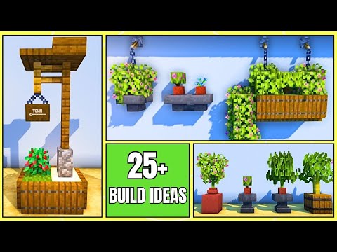 25 BEST and EASY GARDEN HACKS and decorations for your survival world.