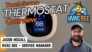 Présentation Du Thermostat À Écran Tactile Explication Des Paramètres Et Des Fonctionnalités In...