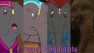 Circus Elephants Dumbo Evolution In Movies & Tv 1941 - 2019