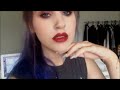 ♡  Grungy heroin chic smokey eye | burgundy makeup tutorial ♡