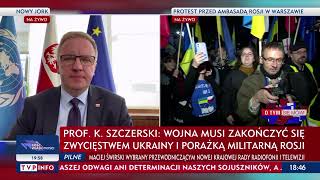 Prof. Szczerski W Tvp Info Wojna Musi Zakończyć Się Zwycięstwem Ukrainy I Porażką Militarną Rosji