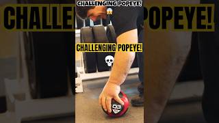 Can Popeye Arm Wrestler Jeff Dabe Lift This 6.6-Lb Ball Using Only His Grip Strength?