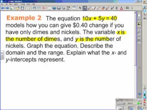 Linear Equations: Using Standard Form, Slope Intercept Form and Point Slope