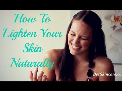 DIY How To Lighten Your Skin Naturally, Tan, Dark Circles, Underarms 