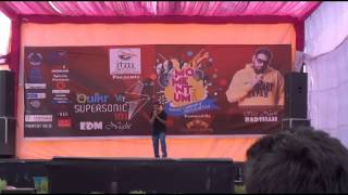 Rap it up (competition; round 2), ITM university, Gurgaon, India; Performer.. Shaunak Rawat