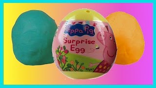 Peppa Pig Surprise Eggs - Play Doh Egg Surprises