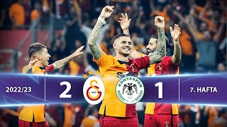 Galatasaray - A. Konyaspor (2-1) Highlights/Özet | Spor Toto Süper Lig - 2022/23