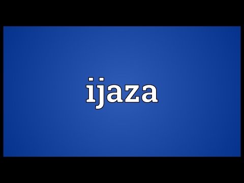 Header of ijaza