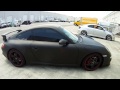 Porsche 911 GT3 Matte Black Car Wrap Coral Gables Miami, Florida