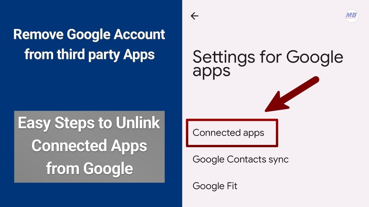 Remove Google Account from third party Apps | Unlink Remove Google Account from third party Apps | Unlink